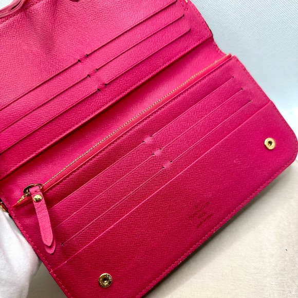 EUC Louis Vuitton x Takashi Murakami Black Portefeuille Insolite Monogram Wallet - Picture 12 of 17